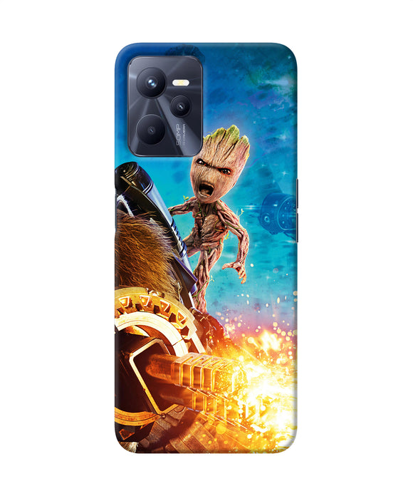 Groot angry Realme C35 Back Cover