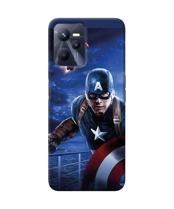 Captain with ironman Realme C35 Back Cover