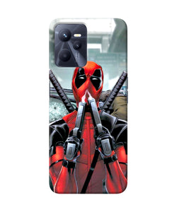 Deadpool with gun Realme C35 Back Cover