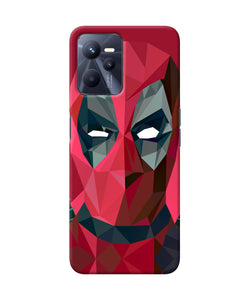 Abstract deadpool full mask Realme C35 Back Cover