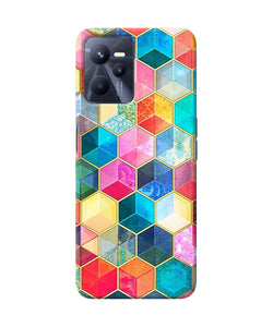 Abstract color box Realme C35 Back Cover