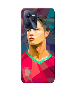 Abstract ronaldo Realme C35 Back Cover