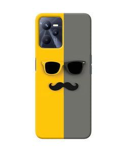 Mustache glass Realme C35 Back Cover