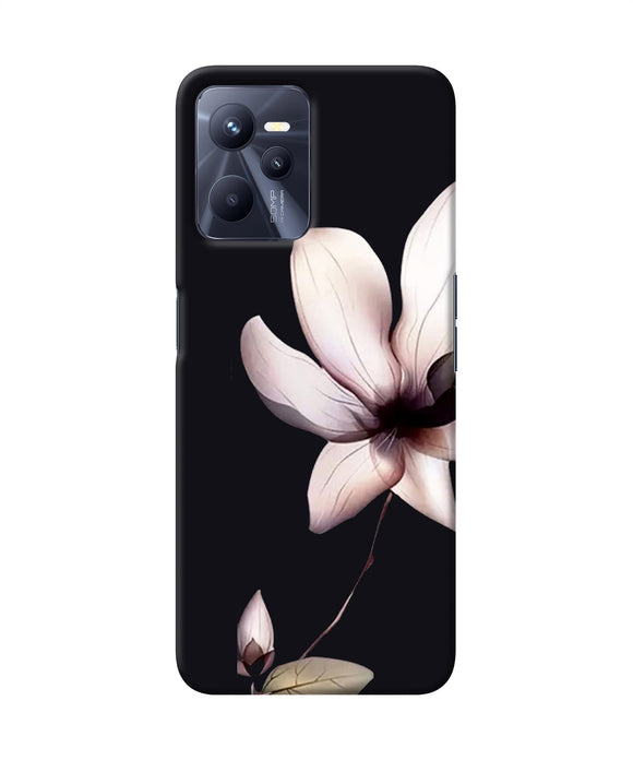 Flower white Realme C35 Back Cover