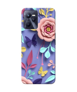 Flower canvas Realme C35 Back Cover