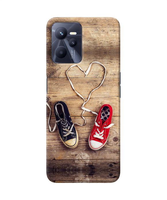 Shoelace heart Realme C35 Back Cover