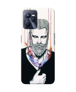 Beard man character Realme C35 Back Cover