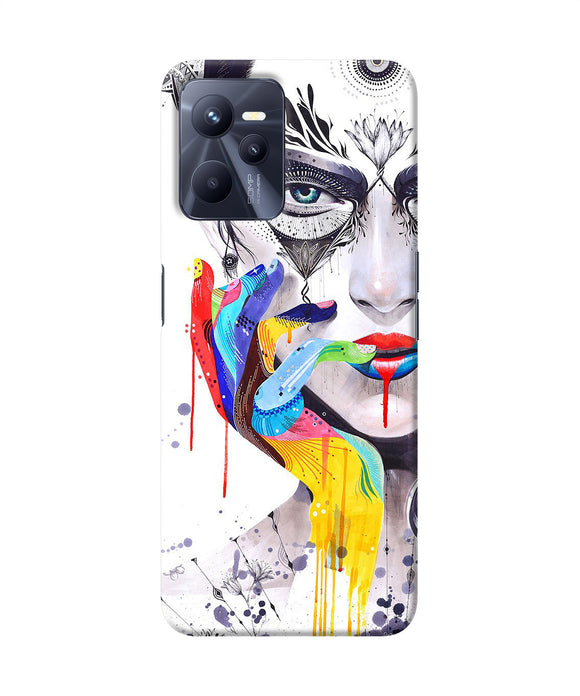 Girl color hand Realme C35 Back Cover