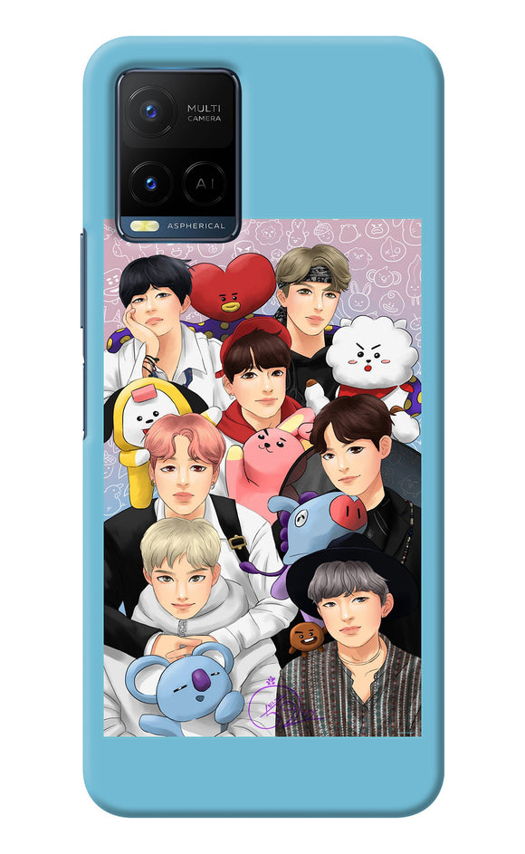 BTS with animals Vivo Y33T Back Cover