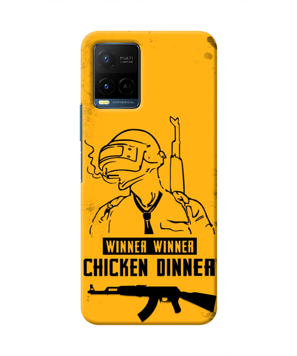 PUBG Chicken Dinner Vivo Y33T Real 4D Back Cover