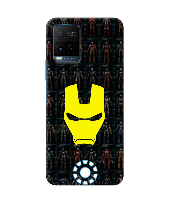 Iron Man Suit Vivo Y33T Real 4D Back Cover