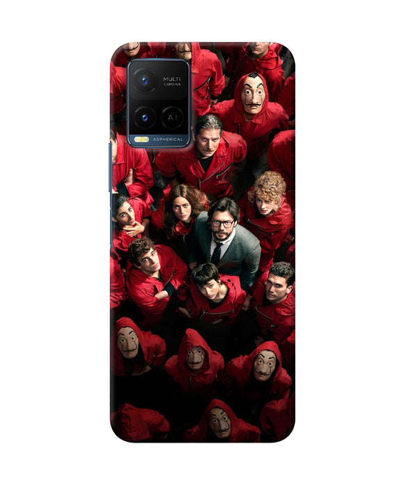 Money Heist Professor with Hostages Vivo Y33T Back Cover