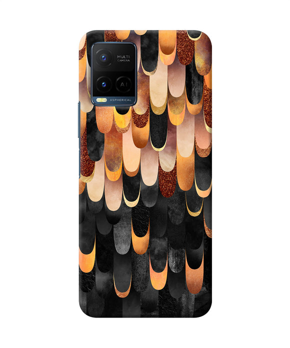 Abstract wooden rug Vivo Y33T Back Cover
