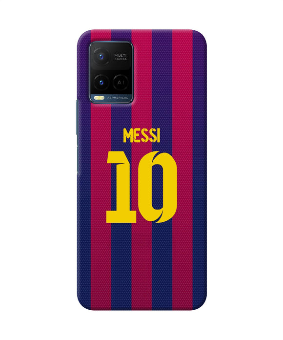 Messi 10 tshirt Vivo Y33T Back Cover