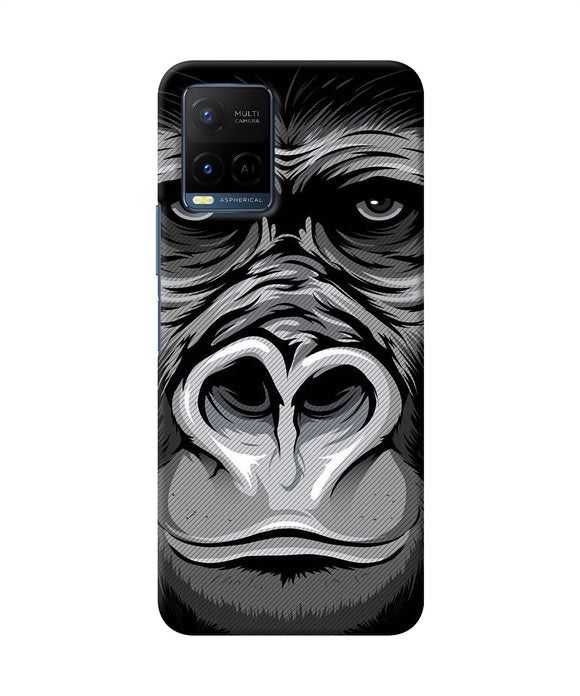 Black chimpanzee Vivo Y33T Back Cover