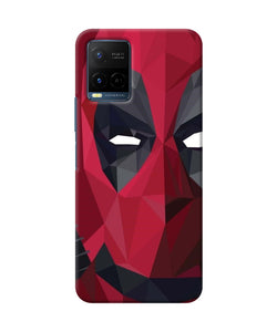 Abstract deadpool half mask Vivo Y33T Back Cover