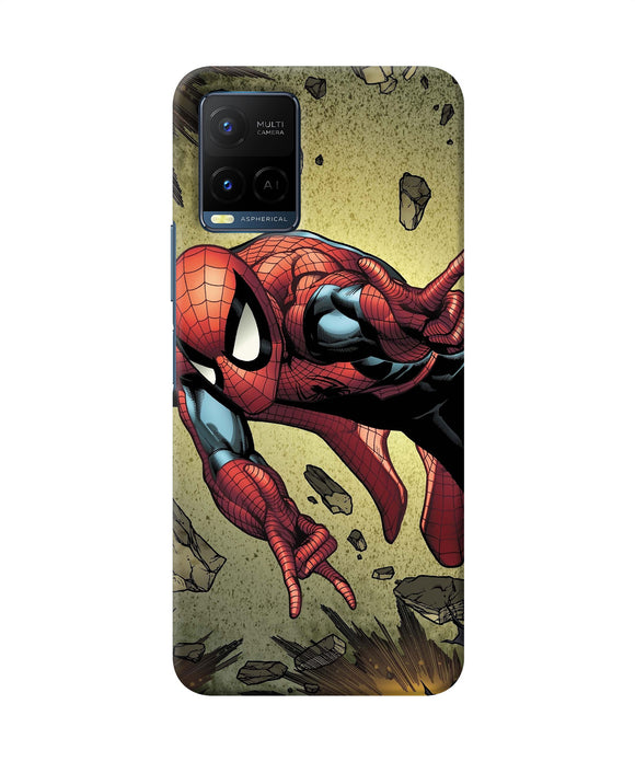 Spiderman on sky Vivo Y33T Back Cover