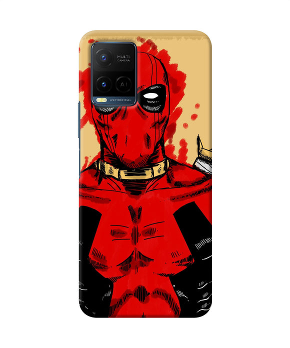 Blooded deadpool Vivo Y33T Back Cover