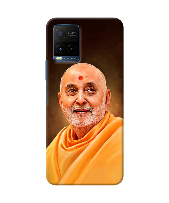 Pramukh swami painting Vivo Y33T Back Cover