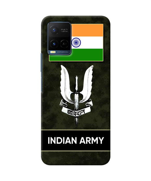 Indian flag balidan logo Vivo Y33T Back Cover