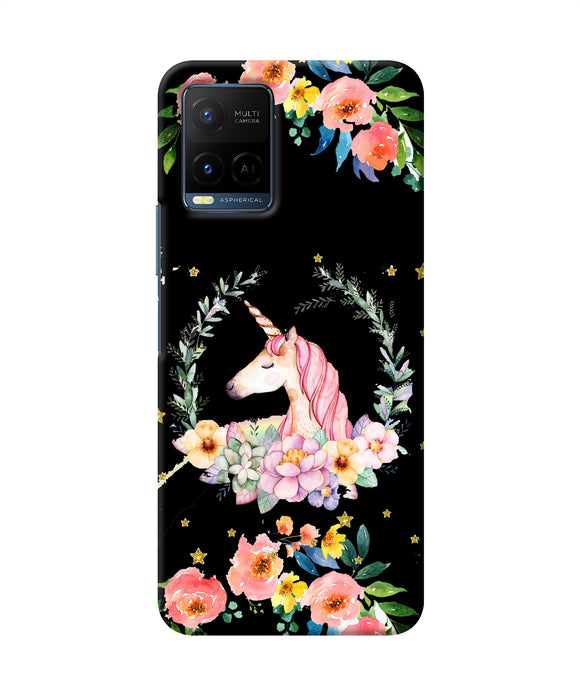 Unicorn flower Vivo Y33T Back Cover