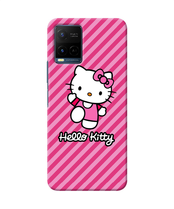 Hello kitty pink Vivo Y33T Back Cover