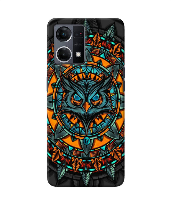 Angry Owl Art Oppo F21 Pro 4G Back Cover
