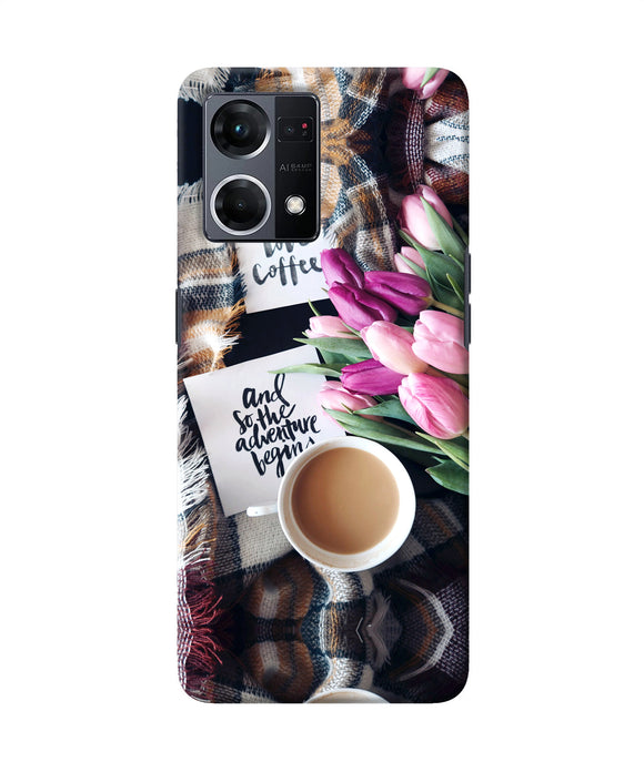 Love Coffee Quotes Oppo F21 Pro 4G Back Cover