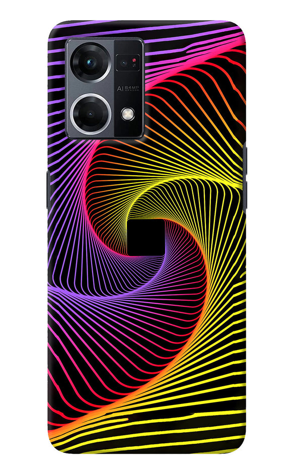 Colorful Strings Oppo F21 Pro 4G Back Cover