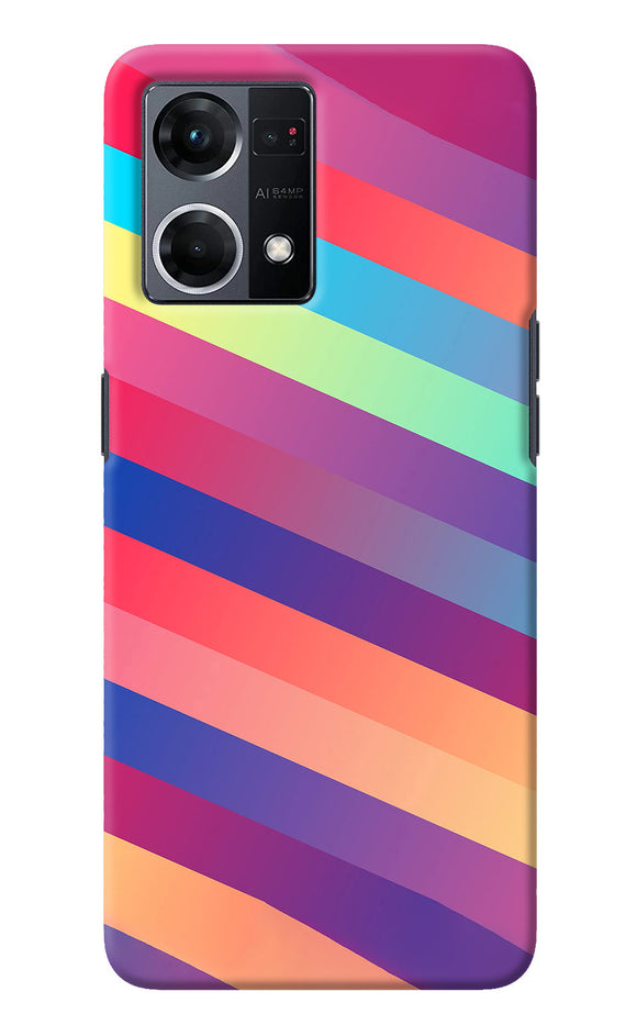 Stripes color Oppo F21 Pro 4G Back Cover