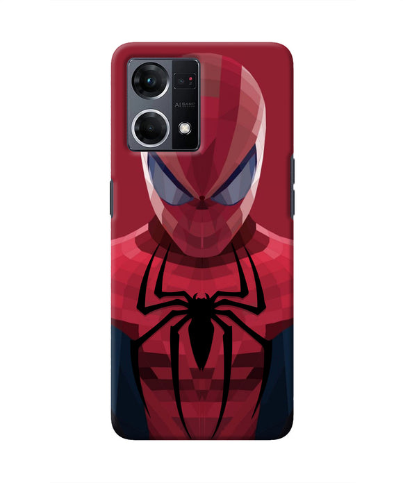 Spiderman Art Oppo F21 Pro 4G Real 4D Back Cover