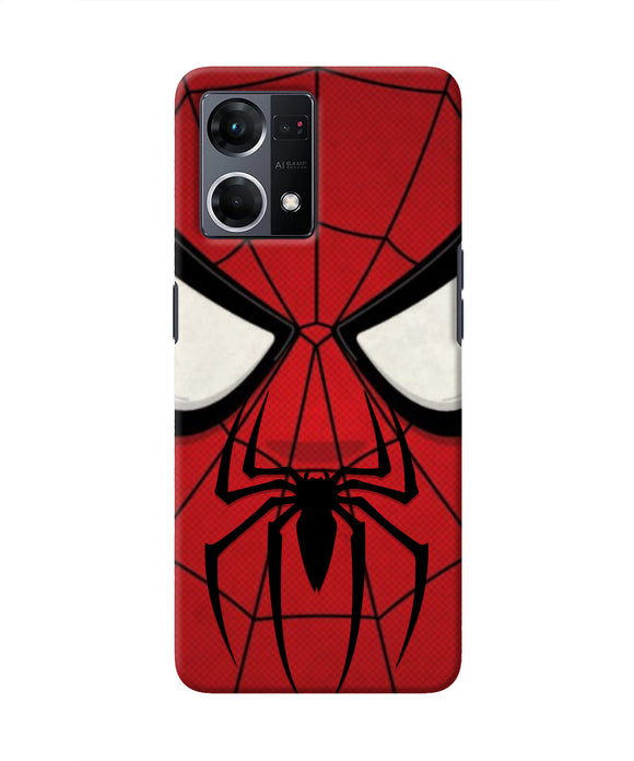Spiderman Face Oppo F21 Pro 4G Real 4D Back Cover