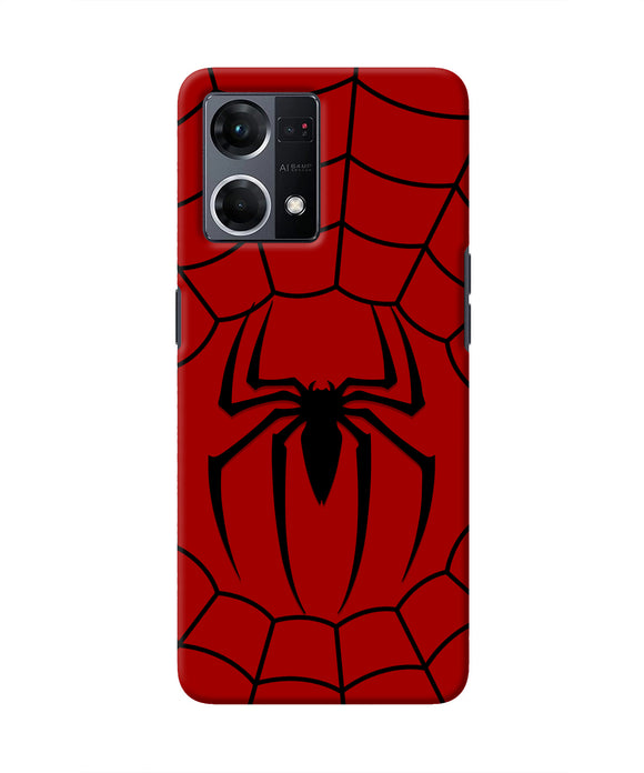 Spiderman Web Oppo F21 Pro 4G Real 4D Back Cover