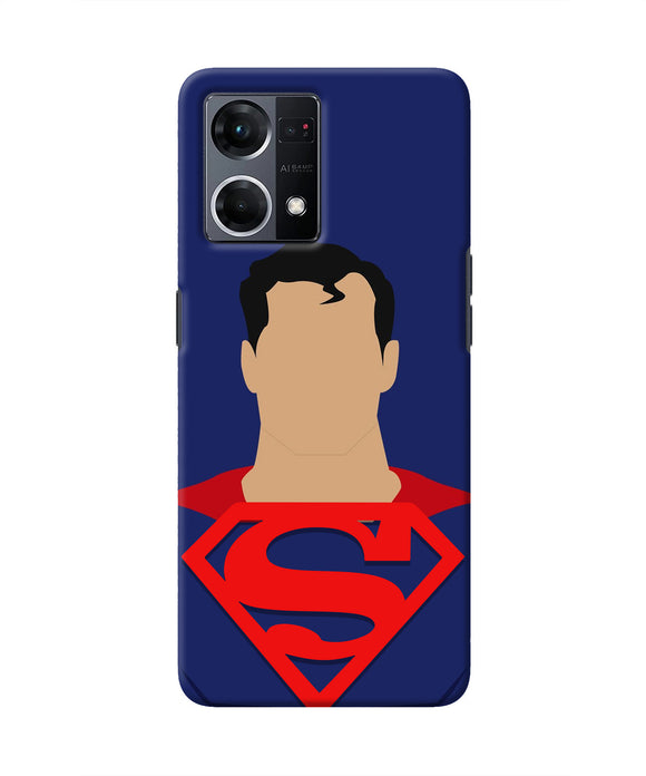 Superman Cape Oppo F21 Pro 4G Real 4D Back Cover