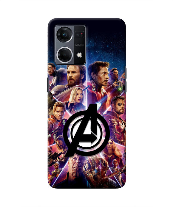 Avengers Superheroes Oppo F21 Pro 4G Real 4D Back Cover