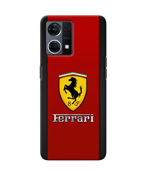 Ferrari Abstract Oppo F21 Pro 4G Real 4D Back Cover