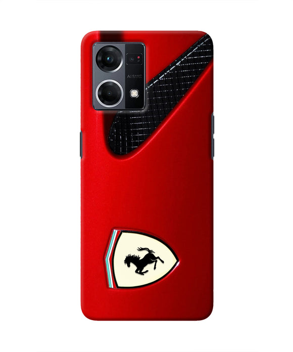 Ferrari Hood Oppo F21 Pro 4G Real 4D Back Cover