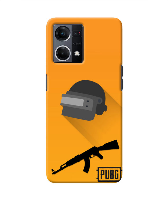 PUBG Helmet and Gun Oppo F21 Pro 4G Real 4D Back Cover