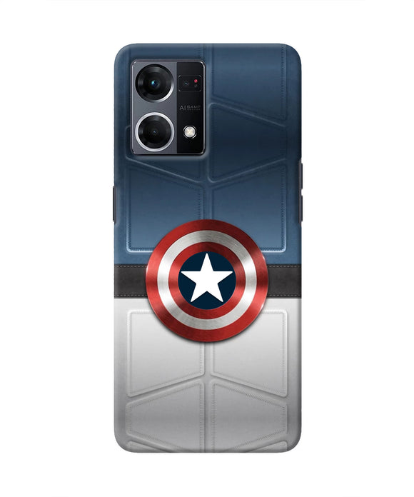 Captain America Suit Oppo F21 Pro 4G Real 4D Back Cover