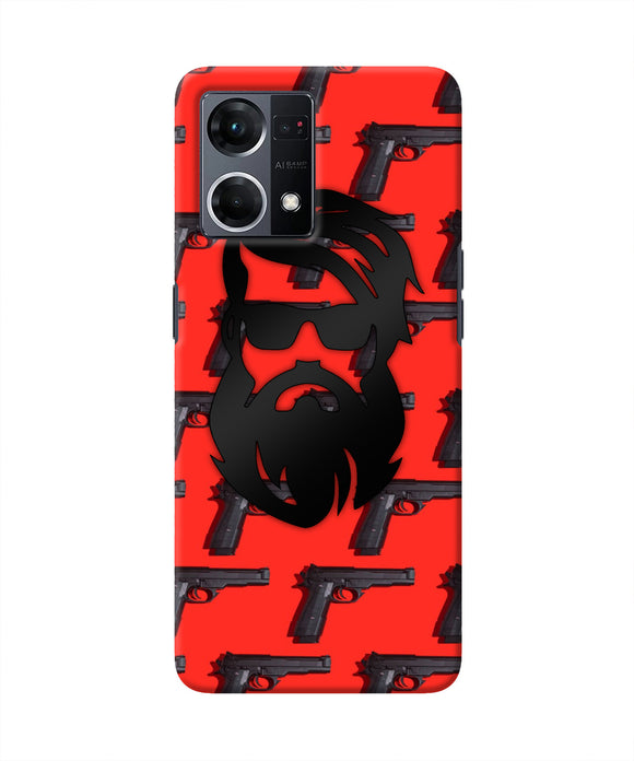 Rocky Bhai Beard Look Oppo F21 Pro 4G Real 4D Back Cover