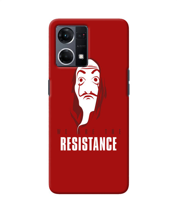 Money Heist Resistance Quote Oppo F21 Pro 4G Back Cover
