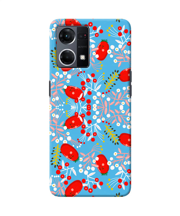 Small red animation pattern Oppo F21 Pro 4G Back Cover