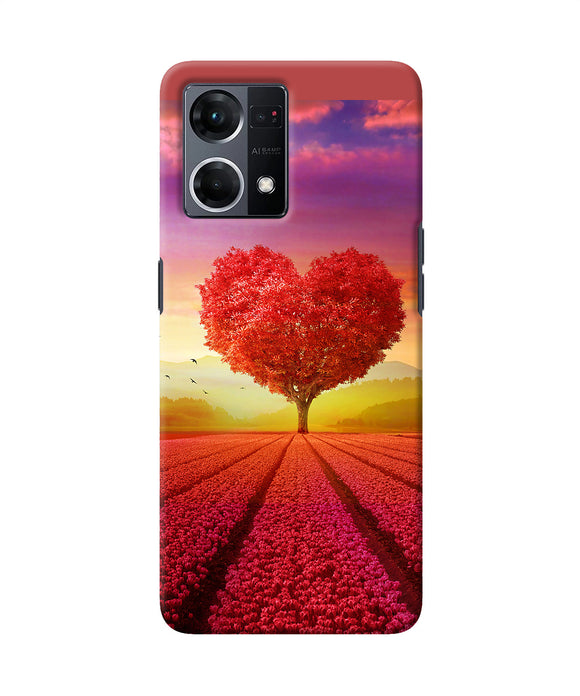 Natural heart tree Oppo F21 Pro 4G Back Cover
