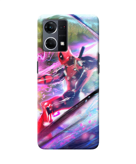 Deadpool super hero Oppo F21 Pro 4G Back Cover