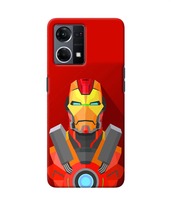 Ironman print Oppo F21 Pro 4G Back Cover