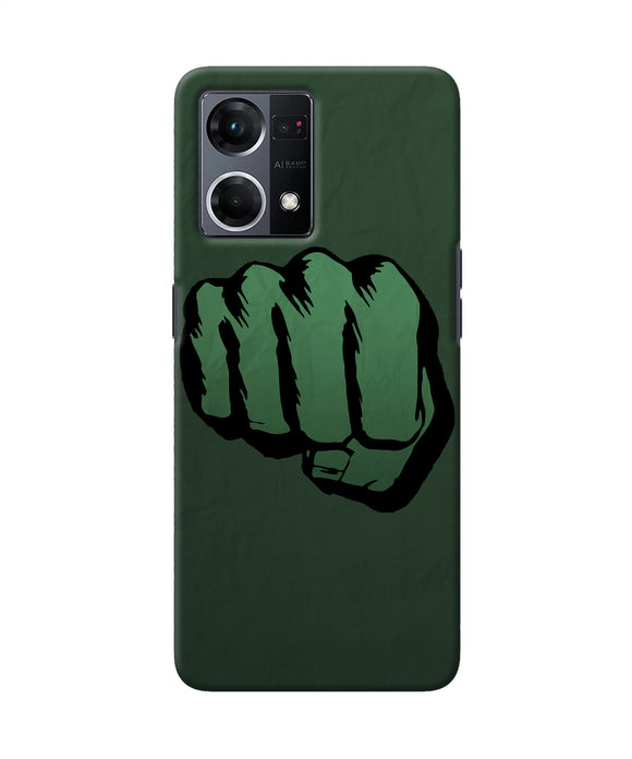 Hulk smash logo Oppo F21 Pro 4G Back Cover