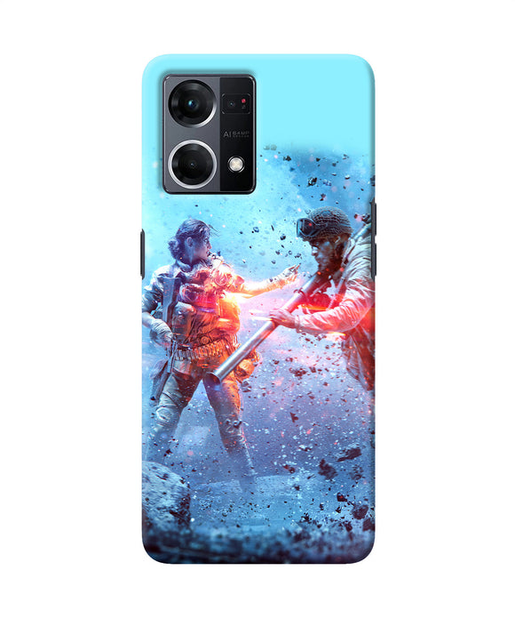 Pubg water fight Oppo F21 Pro 4G Back Cover