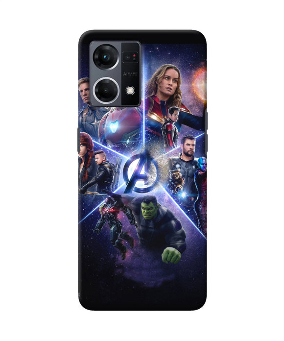 Avengers super hero poster Oppo F21 Pro 4G Back Cover