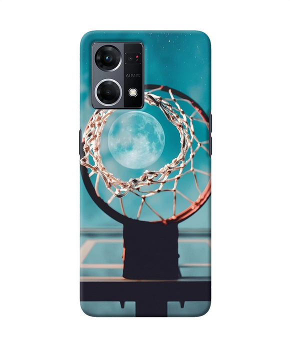 Basket ball moon Oppo F21 Pro 4G Back Cover