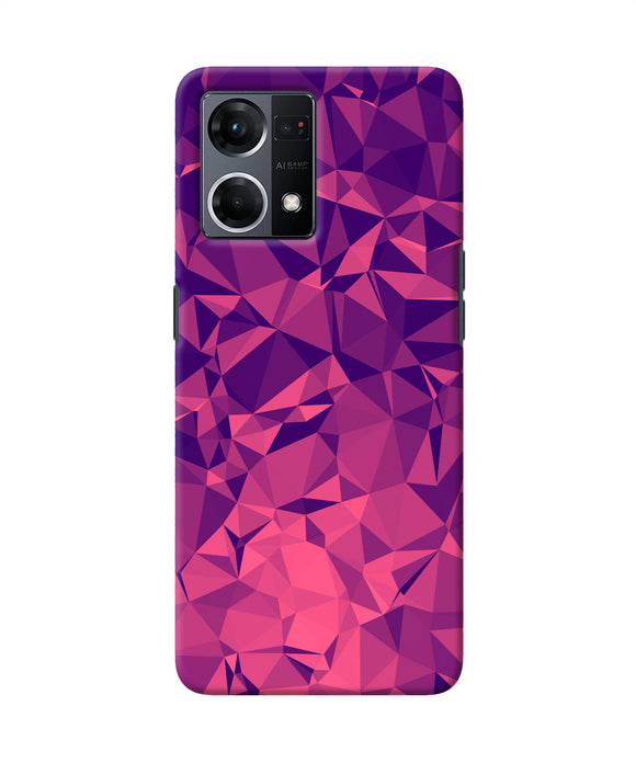 Abstract red blue shine Oppo F21 Pro 4G Back Cover